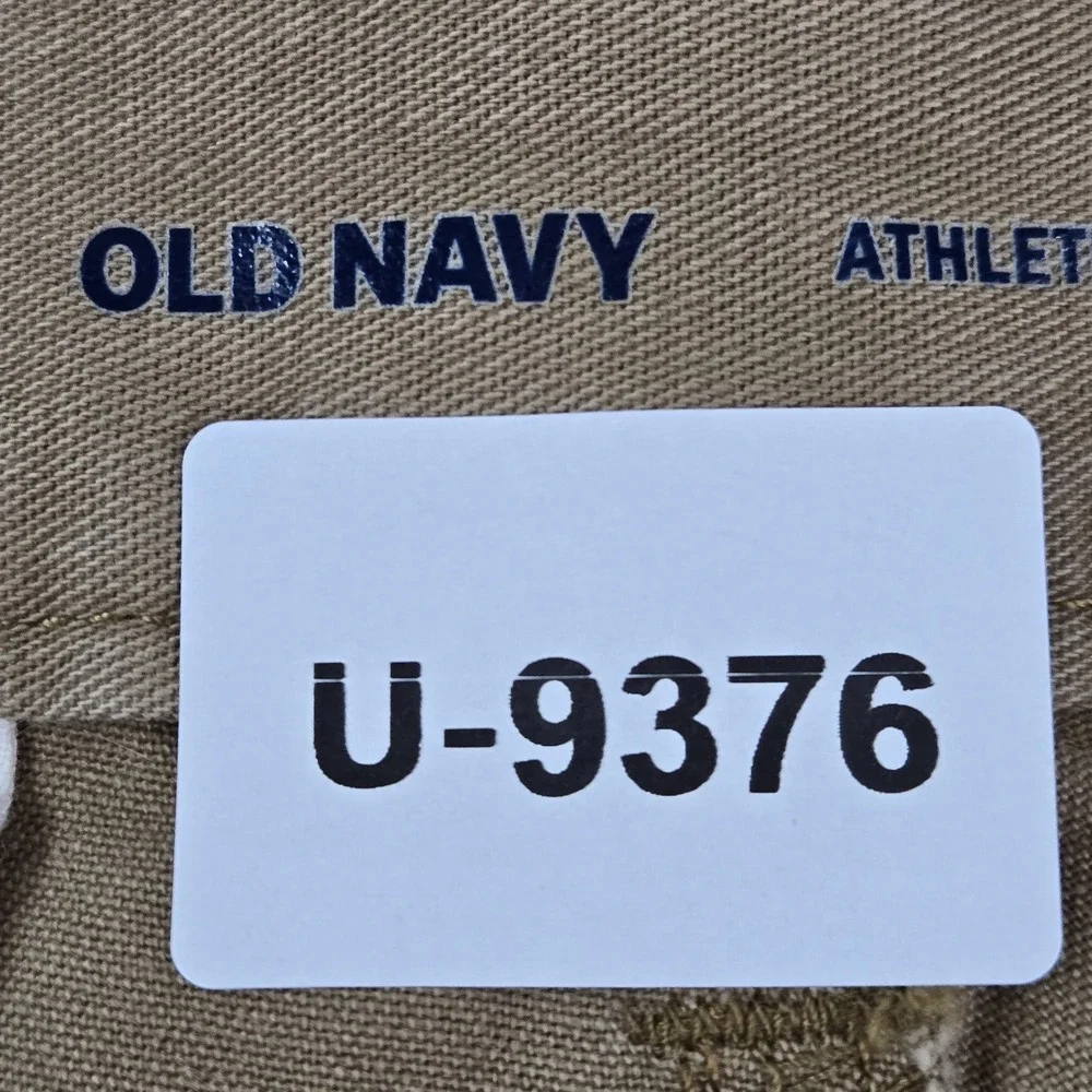 Old Navy Men Pants 32X30 Brown Chino‎ Twill Athletic Taper Button 28